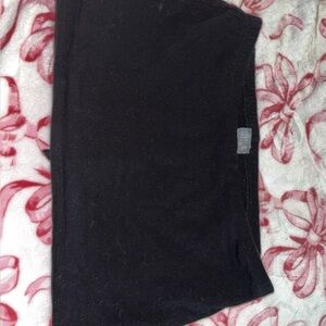 Black Mini Skirt With Built In Shorts